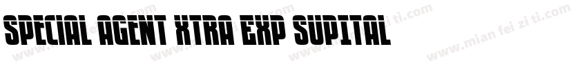 Special Agent Xtra Exp SupItal Regu字体转换